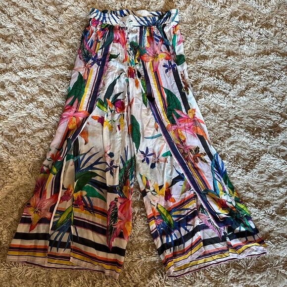 NWT Trina Turk treasure cover swim cover up pants large - Picture 2 of 12